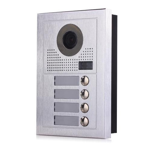 4 Button Direct Call Style Video Door Lobby Panel  PL619-4