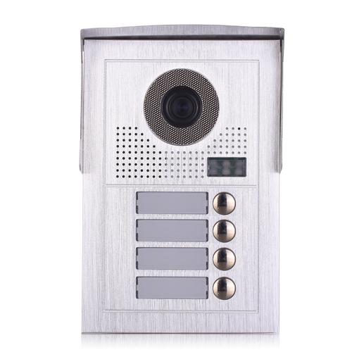 4 Button Direct Call Style Video Door Lobby Panel  PL619-4