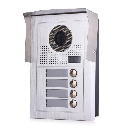 4 Button Direct Call Style Video Door Lobby Panel  PL619-4