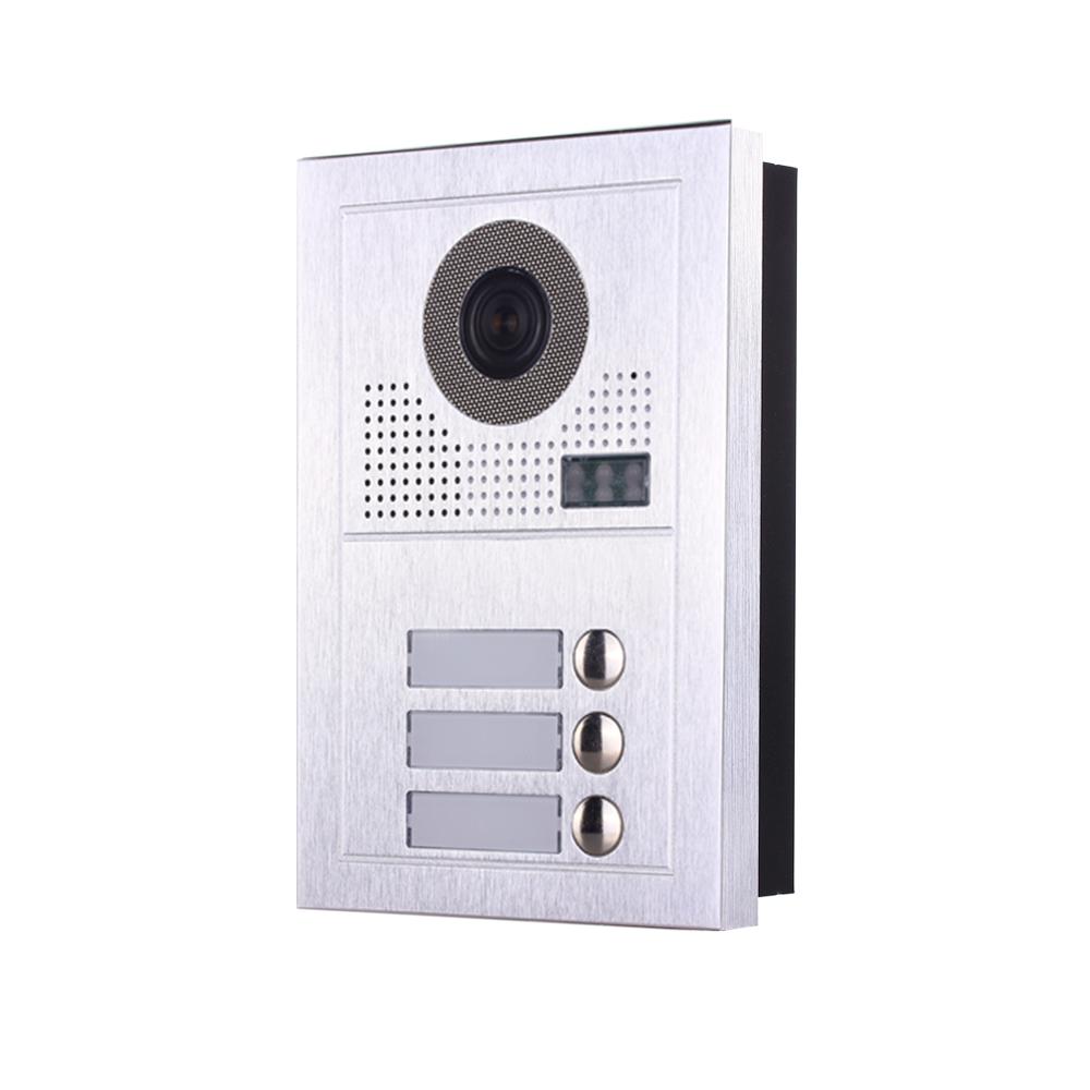 3 Button Direct Call Style Video Door Lobby Panel PL619-3