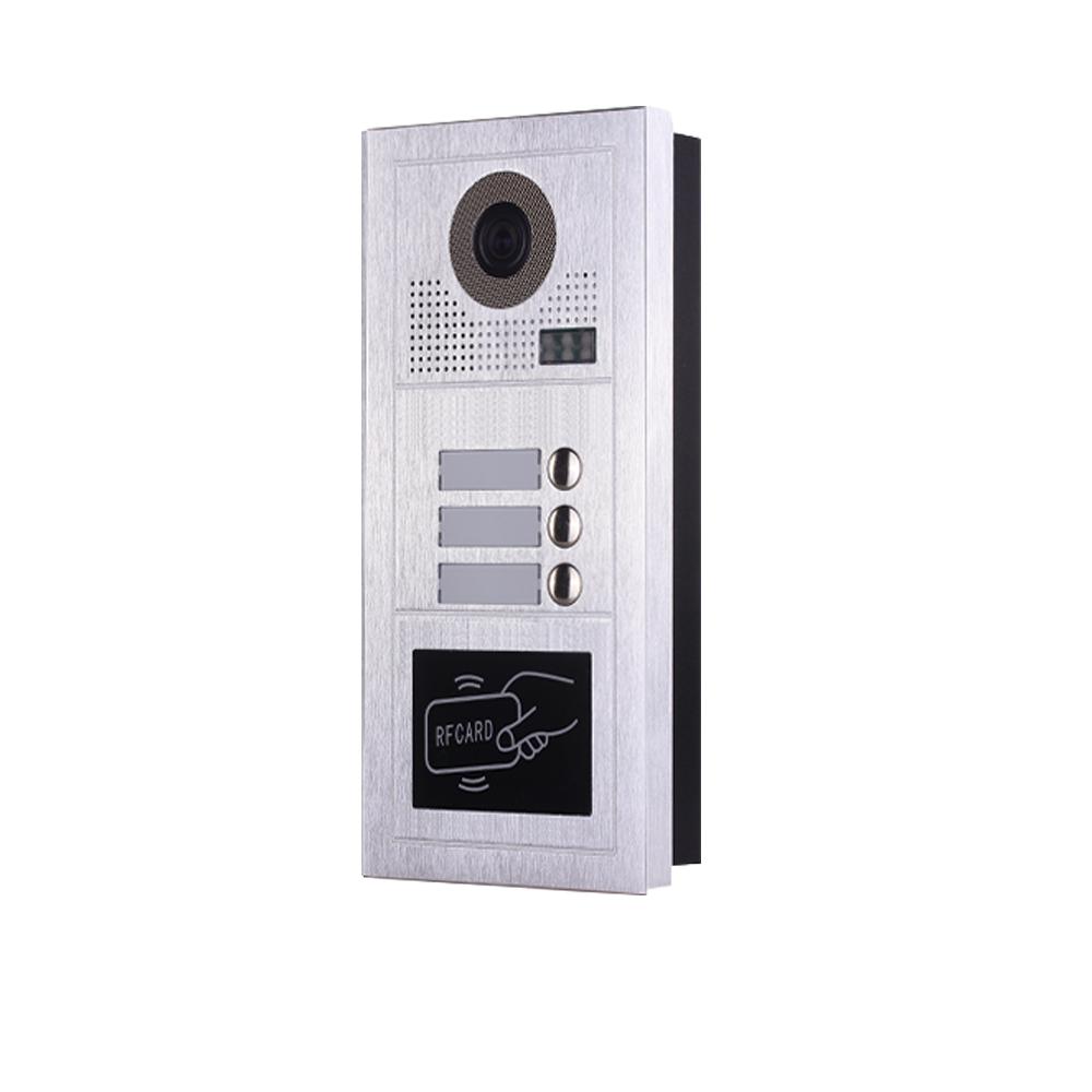 3 Button Card Reader Video Door Lobby Panel PL619-3D