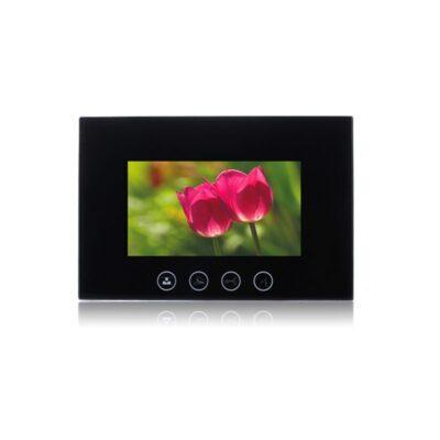 2-Wire Non-polarity ,7 inch TFT Slim monitor with Touch Buttons PL828-7