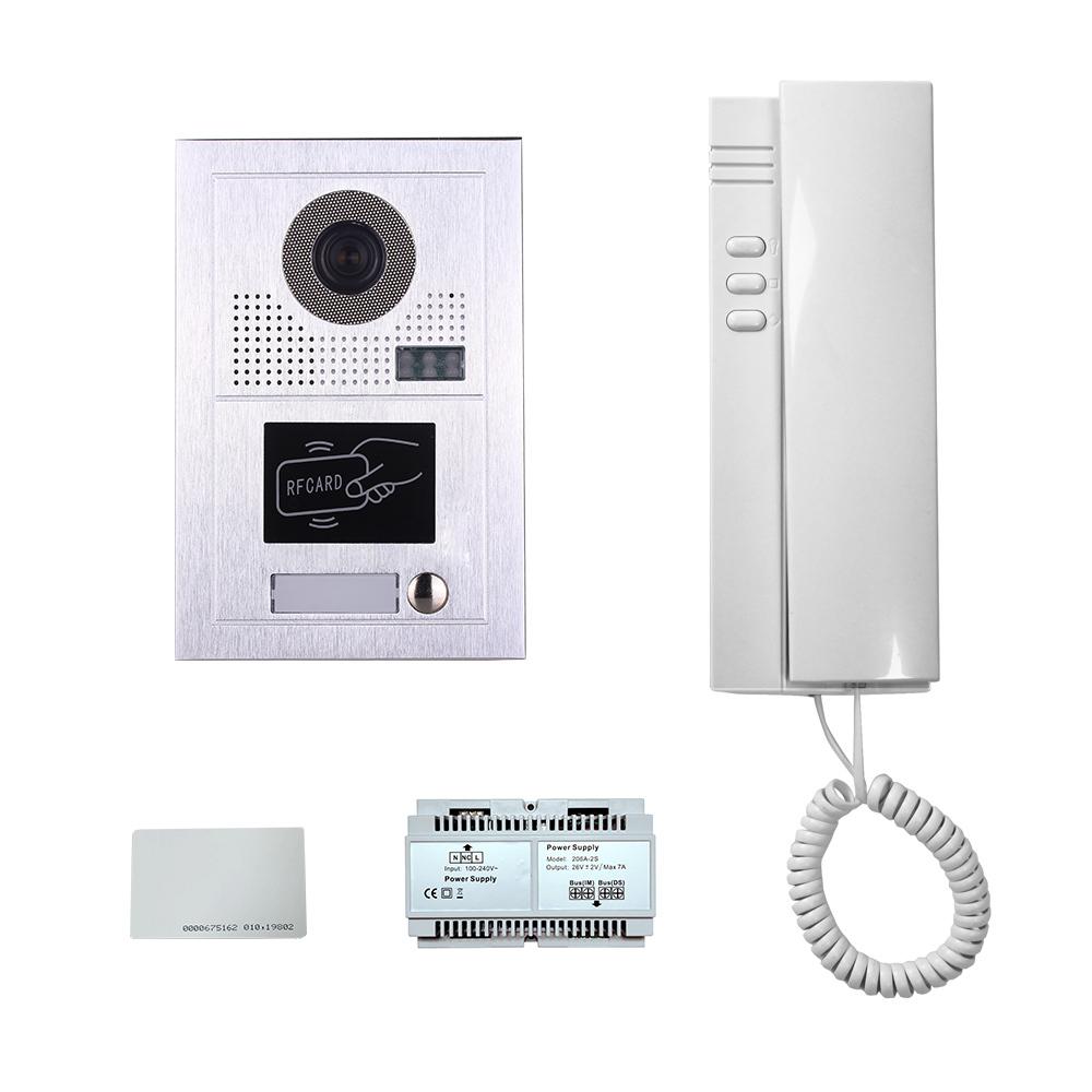 Video Door Phone kit 1 handset Audio phone door entry