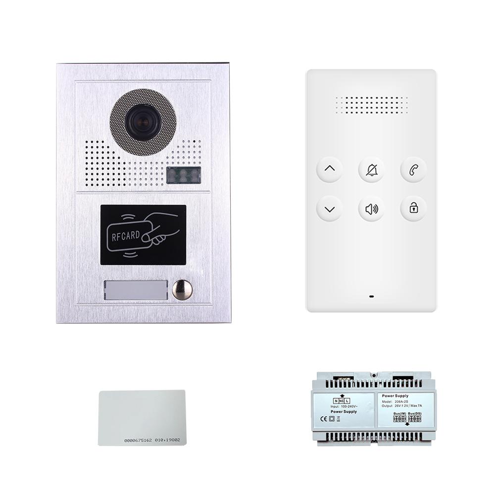 Video Door Phone kit 1 Handsfree audio phone door entry