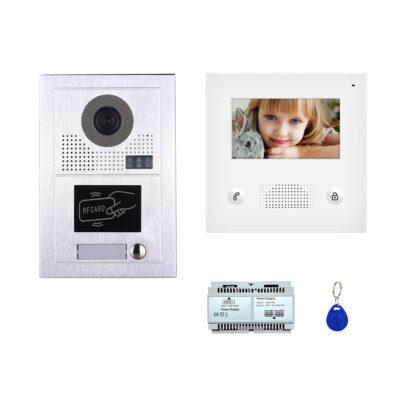 Video Door Phone kit 4.3''display screen phone door entry