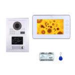 Single unit 7''iPad-like slim monitor video door phone kit