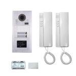 Two Tenants handset audio phone door entry camera kit