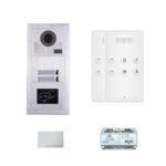 Two Tenants handsfree audio phone door entry camera kit