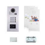 Three Tenants 4.3''display screen phone door entry camera kit