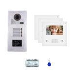 Three Tenants 4.3''display screen phone door entry camera kit