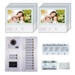 14 Apartments 7''display screen phone door entry camera kit