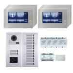 14 Apartments 7''touch screen phone door entry camera kit