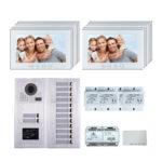 14 Apartments 10''TFT montior video phone door entry camera kit