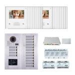 16 Apartments 4.3''display screen phone door entry camera kit