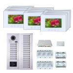 24 Apartments 7''TFT monitor video phone door entry camera kit