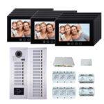 24 Apartments 10''TFT montior video phone door entry camera kit