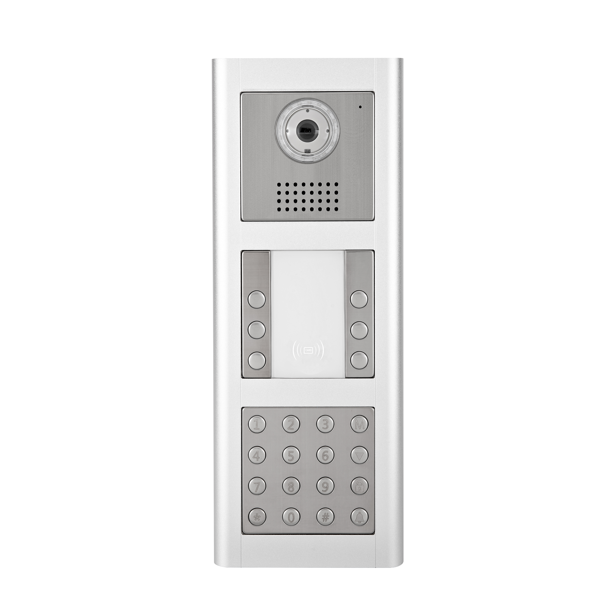 Nametag buttons,Nummeric keypad Waterproof & Vandalproof door station IXP112NK-6